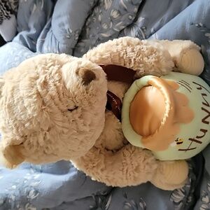 Disney Baby Winnie the Pooh Bear Honey Pot Stuffed Plush- NWOT